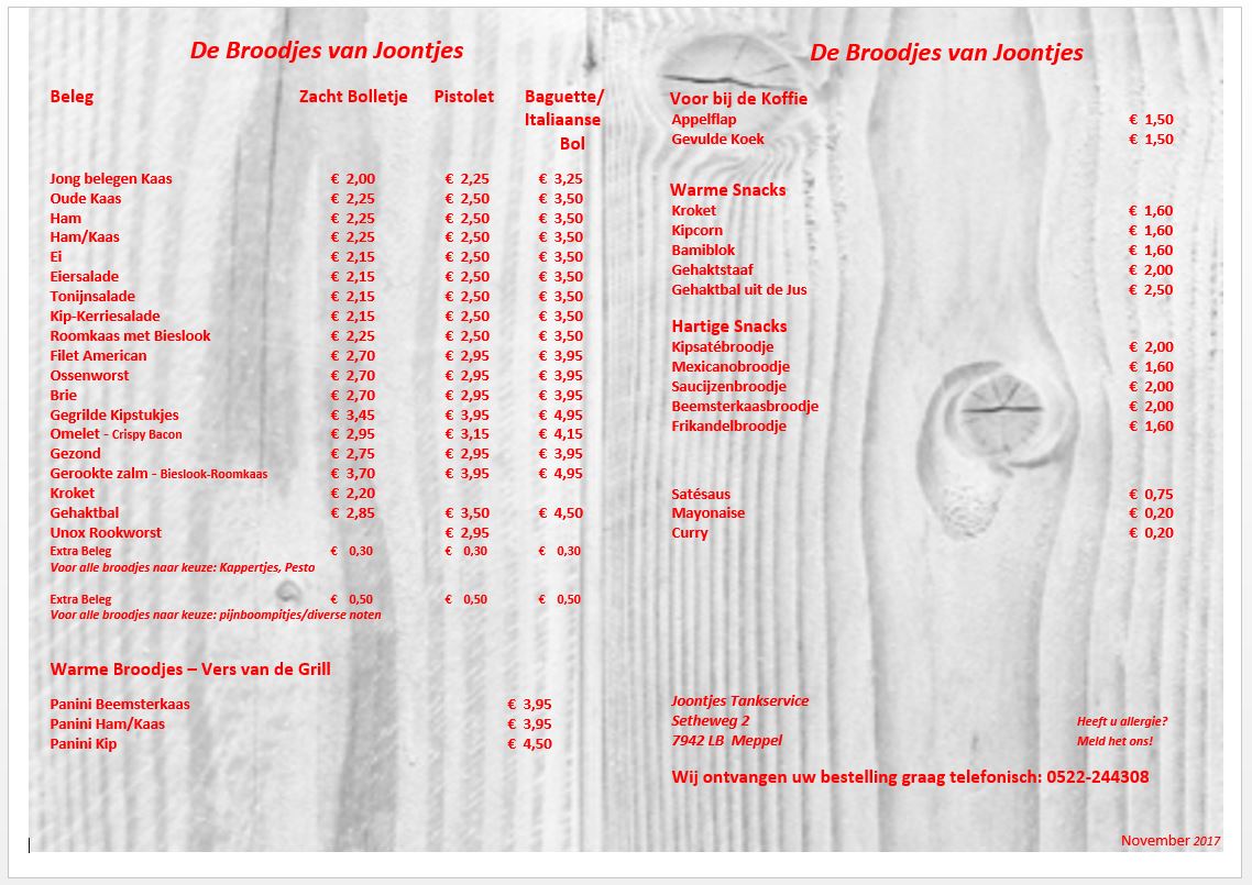 Joontjes BV Oliehandel